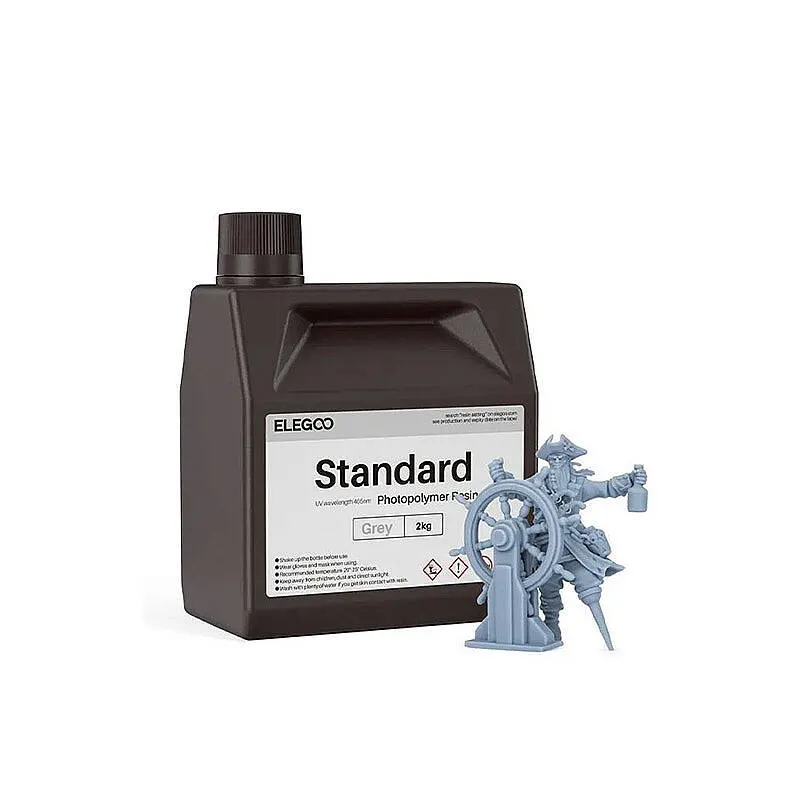 ELEGOO 3D Yazıcı Standart Reçine - Gri - 2Kg