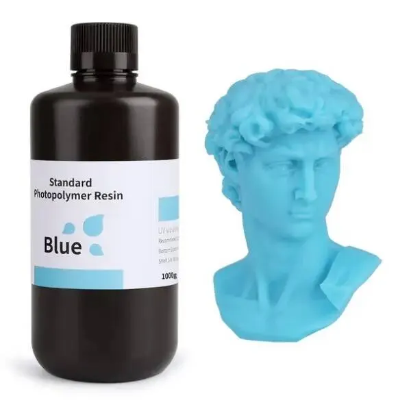 ELEGOO 3D Yazıcı Standart Reçine - Mavi - 1Kg
