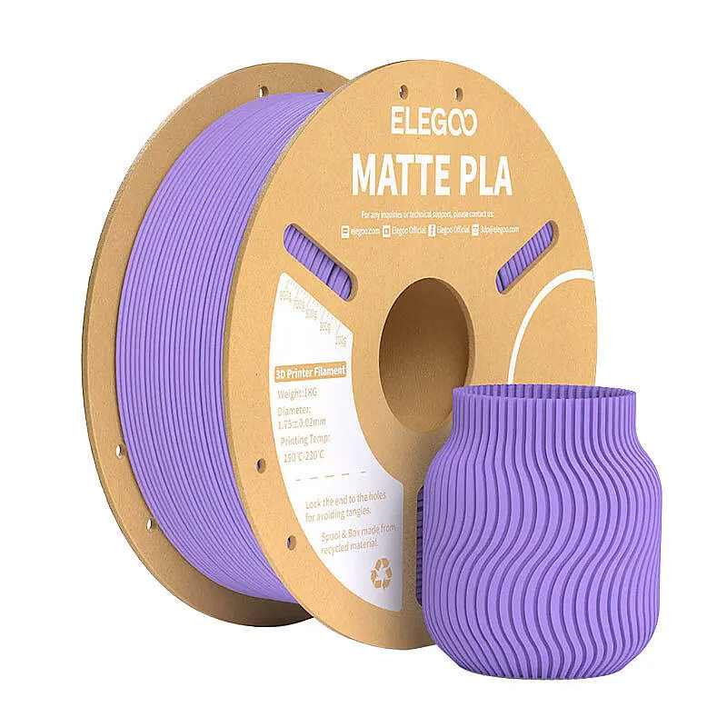 ELEGOO PLA Matte Lavanta Mor Filament 1.75mm 1000gr