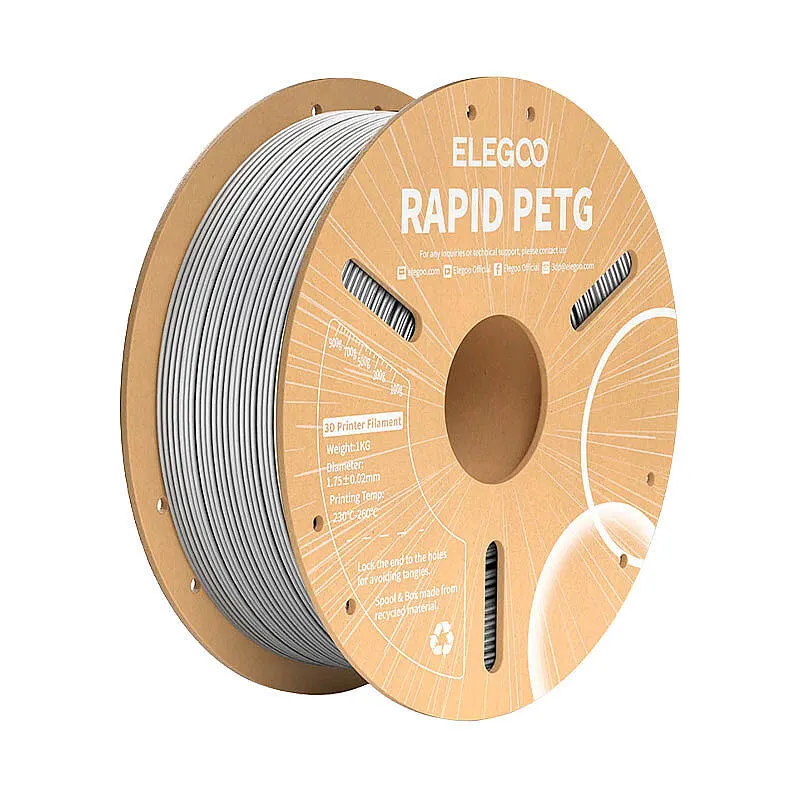 ELEGOO Rapid Petg Gri Filament 1.75mm 1000gr
