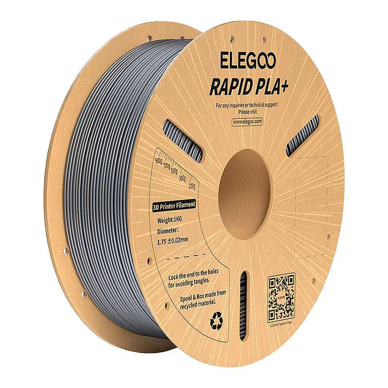 ELEGOO Rapid Pla Gümüş  Filament 1.75mm 1000gr