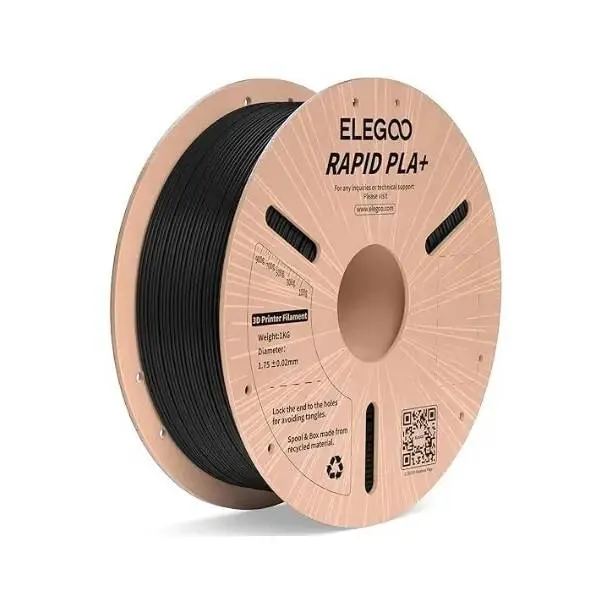 Elegoo Rapid PLA Plus Filament Siyah 1.75mm 1000gr