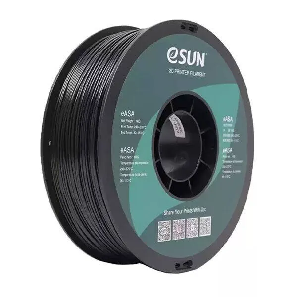 Esun ASA Filament Siyah 1.75mm 1000gr