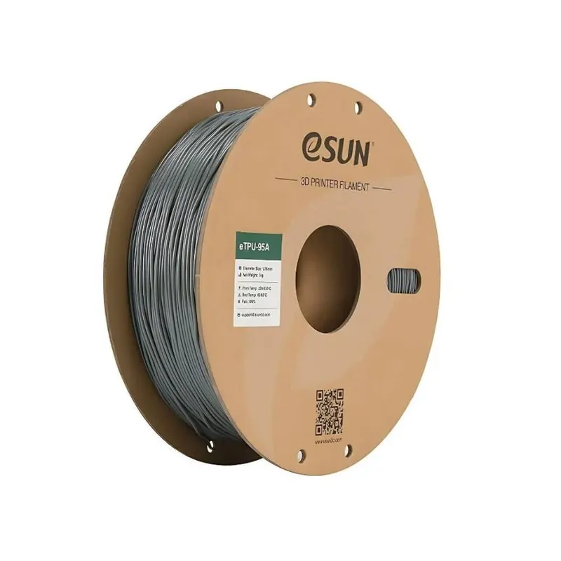 Esun E-TPU 95A Filament Gri 1.75mm 1000gr