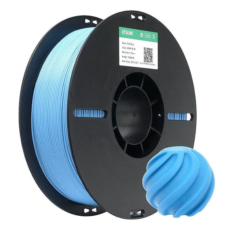 Esun PLA Basic Filament Light Blue 1.75mm 1000gr