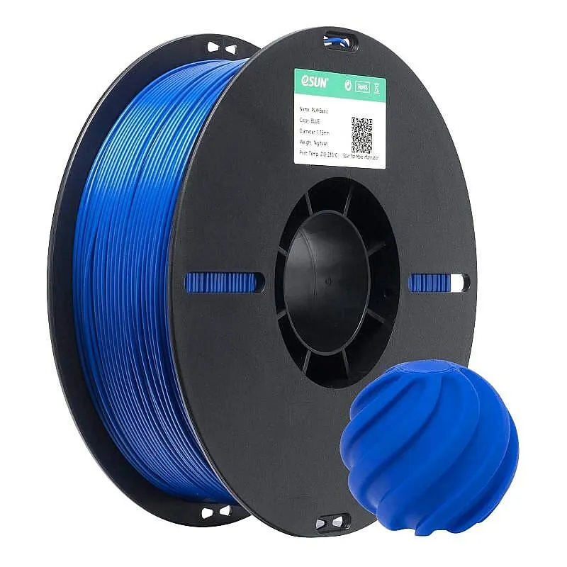 Esun PLA Basic Filament Blue 1.75mm 1000gr