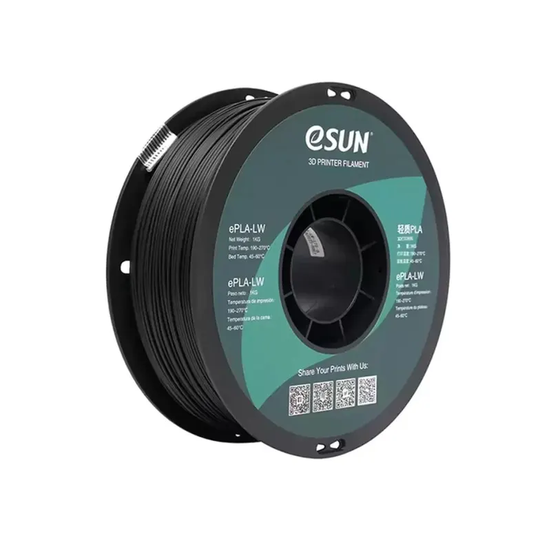 Esun PLA-LW Filament Siyah 1.75mm 1000gr