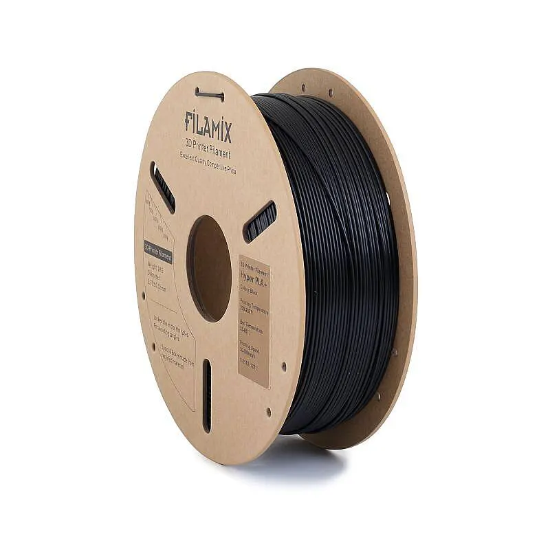 Filamix Hyper PLA + Filament Black 1.75mm 1000gr