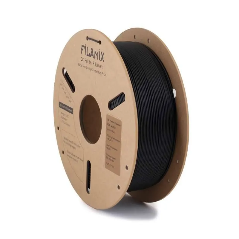 Filamix PLA Mat Filament Black 1.75mm 1000gr