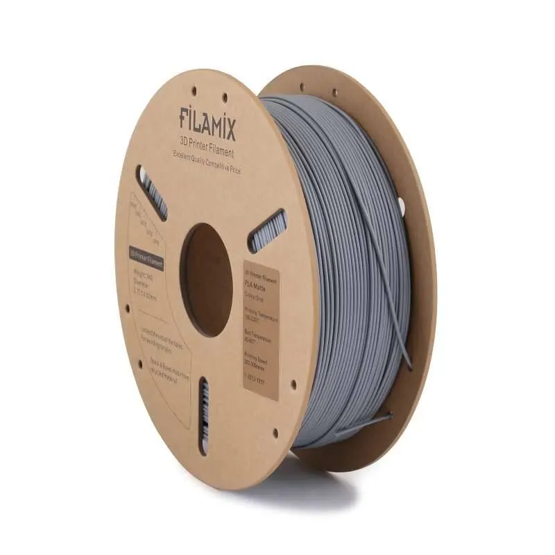 Filamix PLA Mat Filament Gray 1.75mm 1000gr