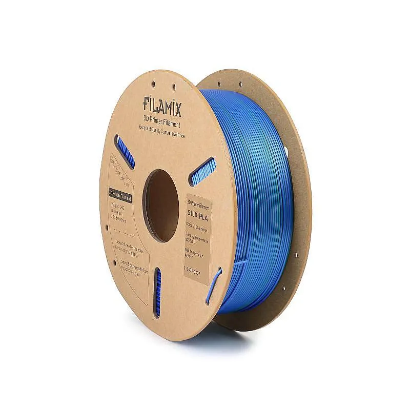 Filamix PLA Silk Magic Blue - Green Filament 1.75mm 1000gr