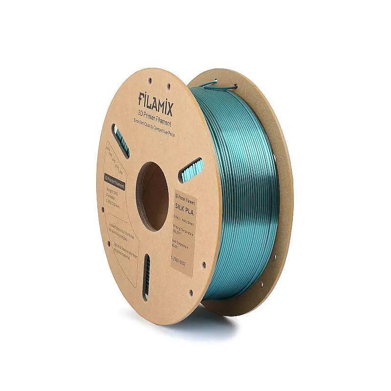 Filamix PLA Silk Holly Green Filament 1.75mm 1000gr