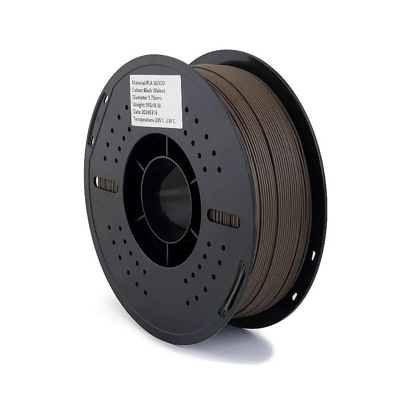 Filamix PLA Wood Filament Black Walnut 1.75mm 1000gr