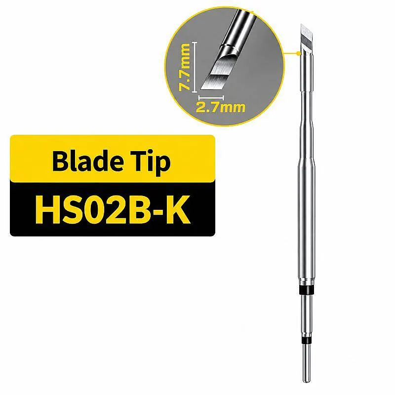 FNIRSI HS02B-K Bıçak Uçlu Havya Ucu -  HS-02B Uyumlu - F210