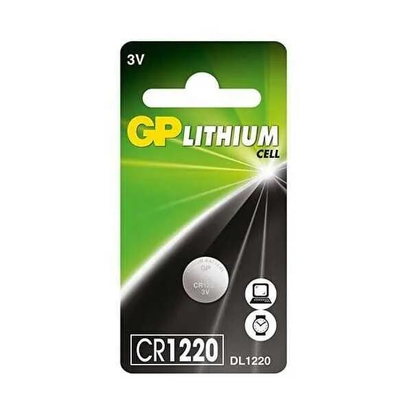 GP CR1220 3V Lityum Düğme Pil