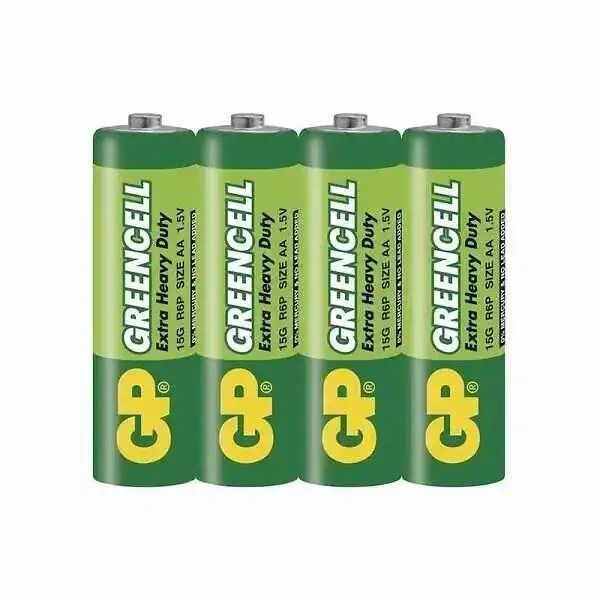 GP GreenCell 1.5V AA Kalem Pil 4'lü