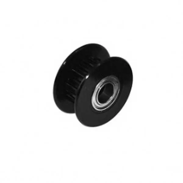 GT2 6mm 20 Diş Rulmanlı-5mm Kasnak-Siyah