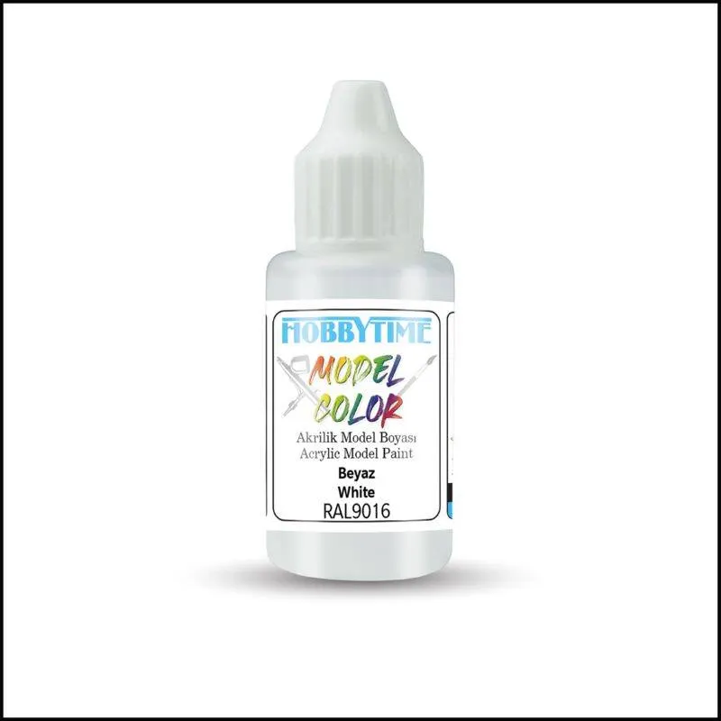 Hobbytime 350 18 ml. RAL9016, Beyaz (White)  Akrilik Model Boyası