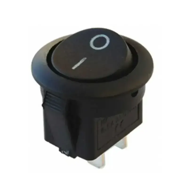 IC-133-5 Yuvarlak Işıksız Anahtar ON-OFF 2P