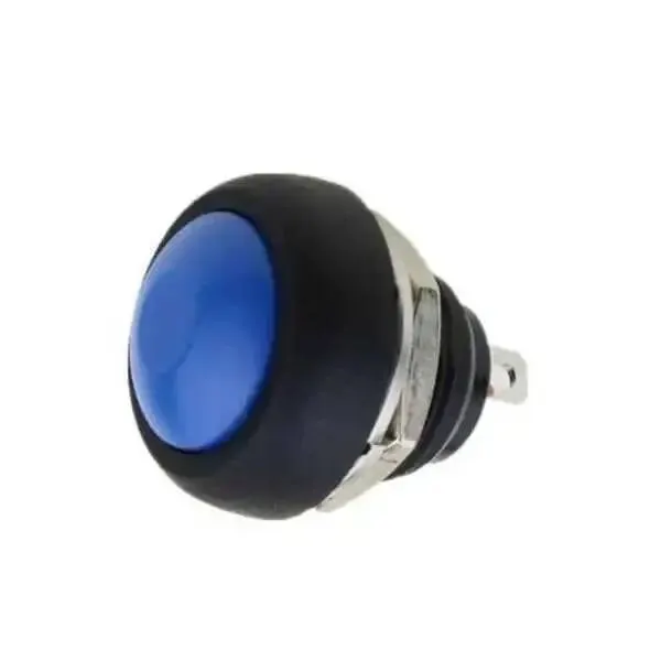 IC-184 Buton 12mm PBS33B - Mavi