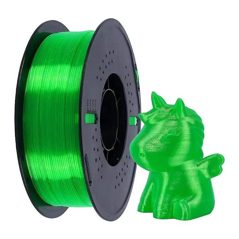Kingroon Petg Basic Transparan Green Filament 1.75mm 1000gr