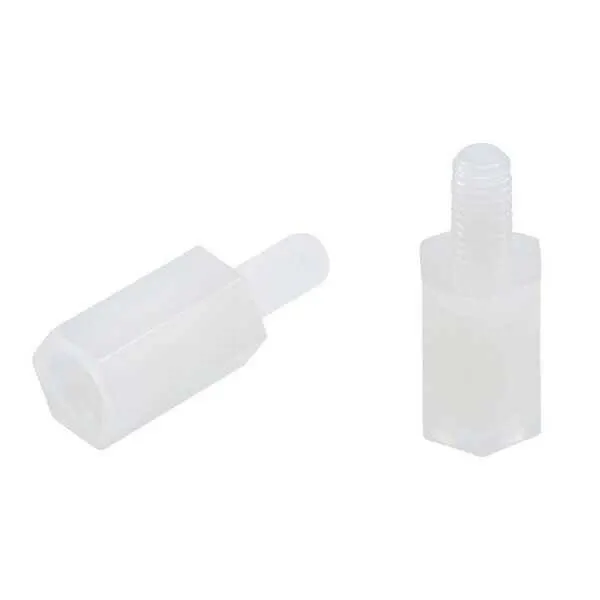 M3x20mm Plastik Yükseltme Parçası Dişi-Erkek - 10 Adet