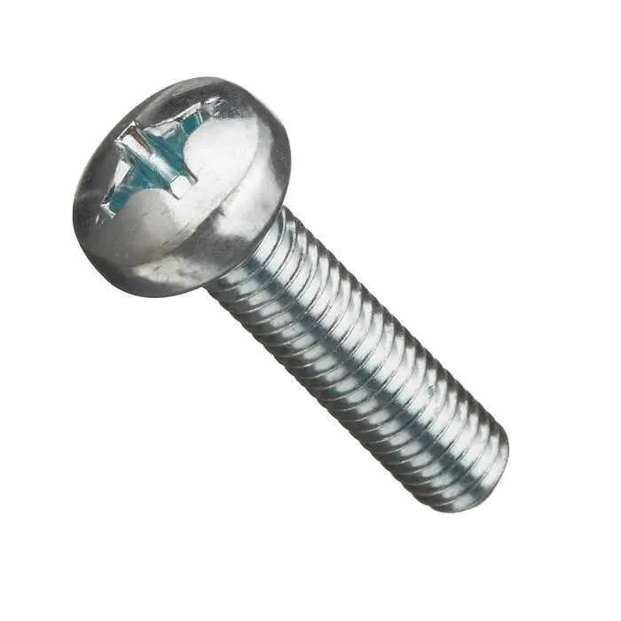 M6x10 YSB Galvaniz(Beyaz) Vida - 10 Adet