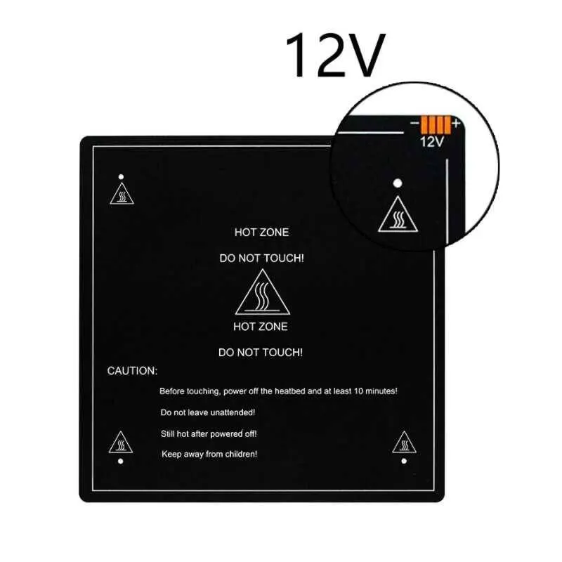 MK3 Isıtıcı Tabla- 12V/220W - 310x310mm