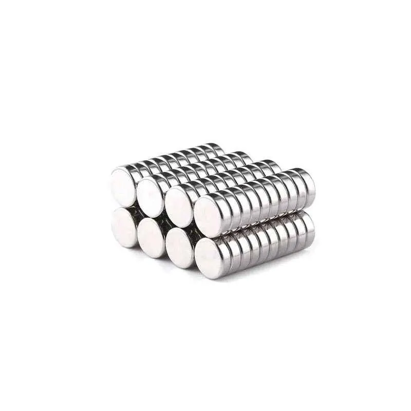 Neodyum Güçlü Mıknatıs 10x5mm - 1 Adet