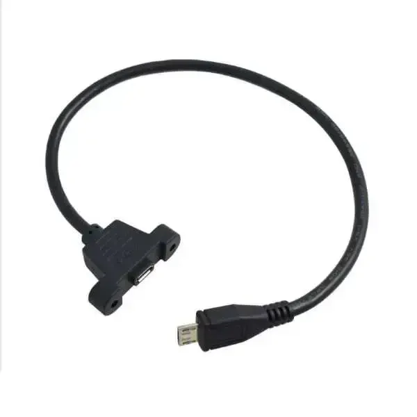 Panel Montajlı Micro USB Uzatma Kablosu