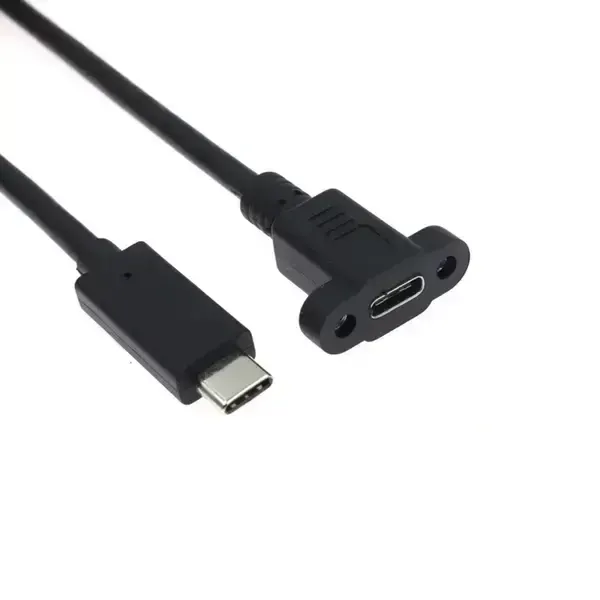 Panel Montajlı Type C USB Uzatma Kablosu - 30cm