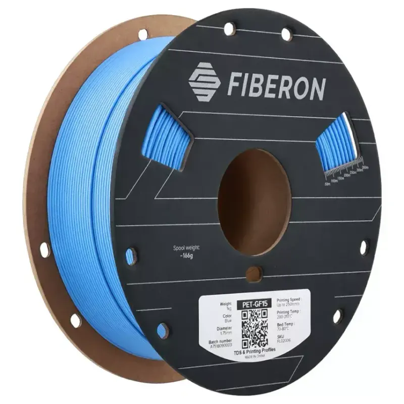 Polymaker Fiberon PET-GF15 Filament Mavi
