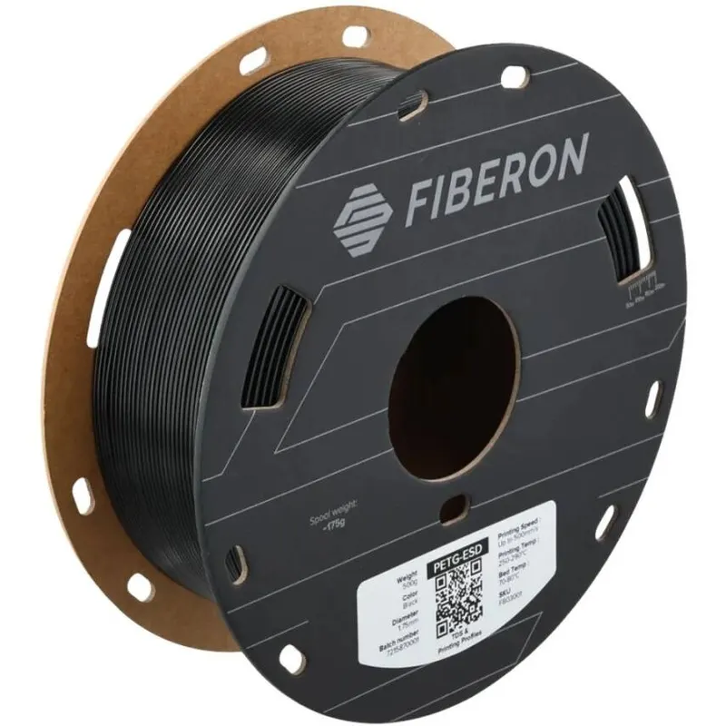 Polymaker Fiberon PETG-ESD Filament Siyah