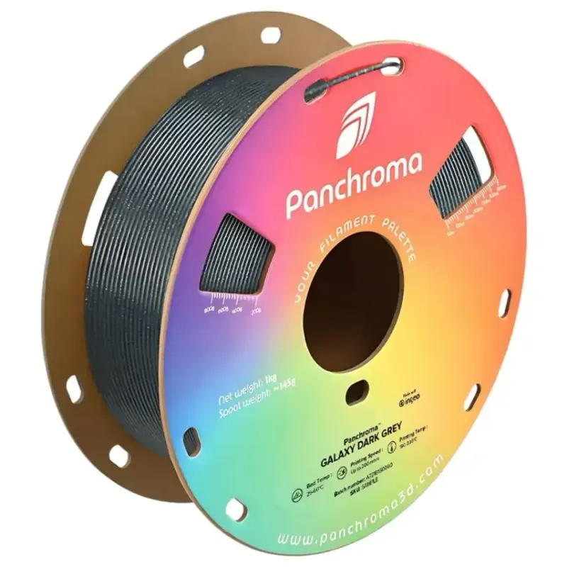 Polymaker Panchroma Galaxy PLA Filament Koyu Gri