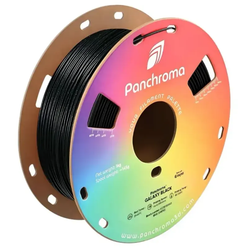 Polymaker Panchroma Galaxy PLA Filament Siyah