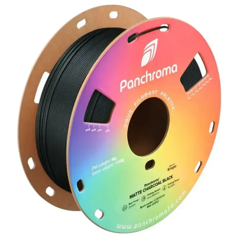 Polymaker Panchroma Matte PLA Filament Kömür Siyah