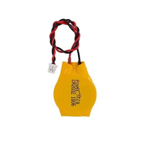 Power-Xtra CR2032 3V Lityum Düğme Pil Kablolu ve Soketli