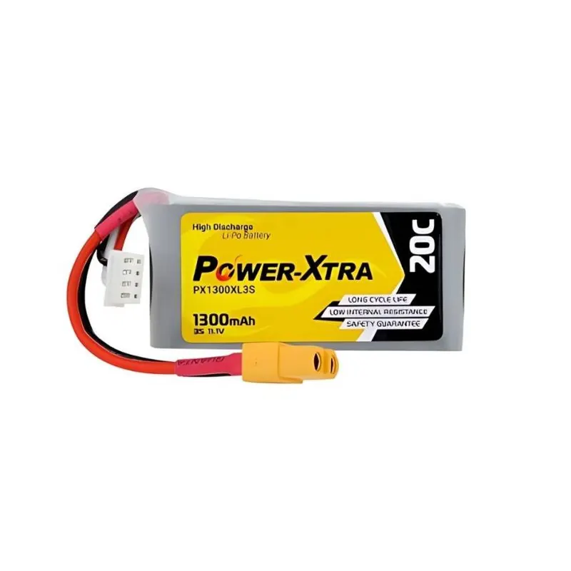 Power-Xtra PX1300XL3S 3S1P 11.1V 1300mAh Li-Po Pil - 20C