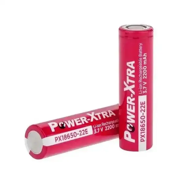 Power-Xtra PX18650-22E - 3.7V 2200 mAh Li-ion Şarjlı Pil - 5C