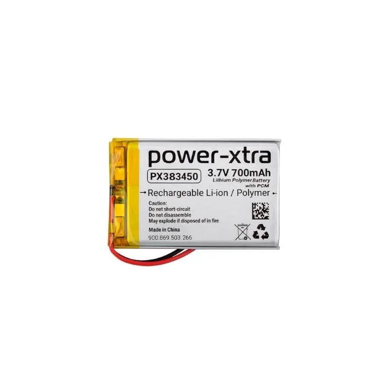 Power-Xtra PX383450 - 3.7V 700 mAh Li-Polymer Pil - Devreli