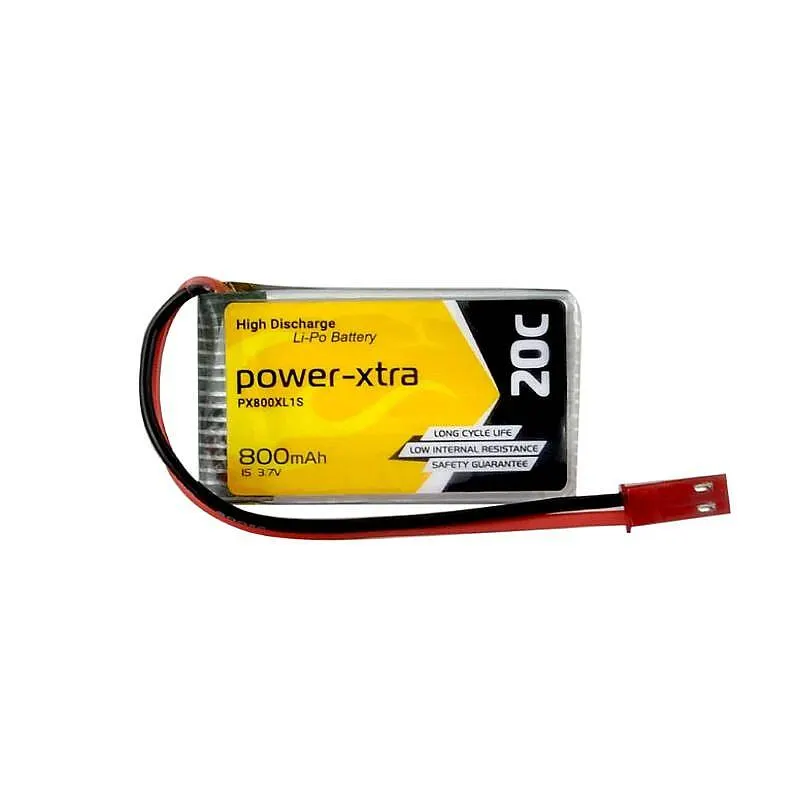 Power-Xtra PX800XL1S - 1S1P - 3.7V 800 mAh Li-Polymer Pil - 20C