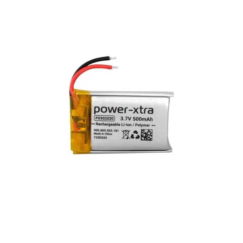 Power-Xtra PX902030 - 3.7V 500 mAh Li-Polymer Pil - Devreli - 2cm