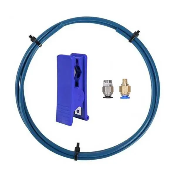 PTFE Tüp ve Kesici Set - Mavi