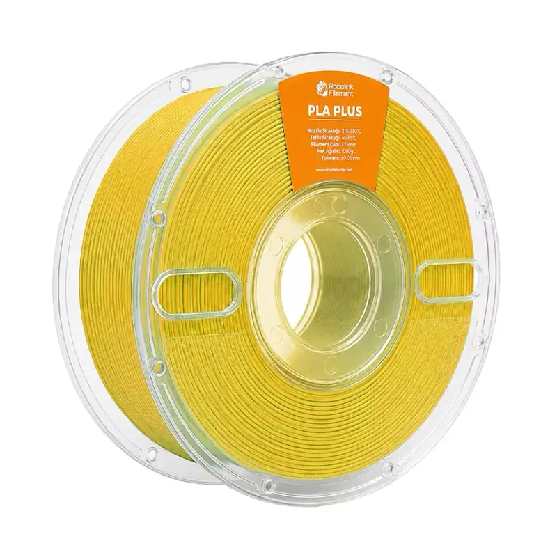 Robolink Filament PLA Plus Sarı 1.75mm 1000gr
