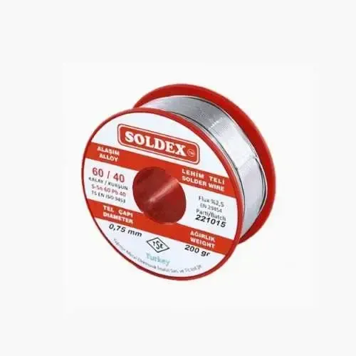 Soldex 0.75mm 200gr Lehim Teli