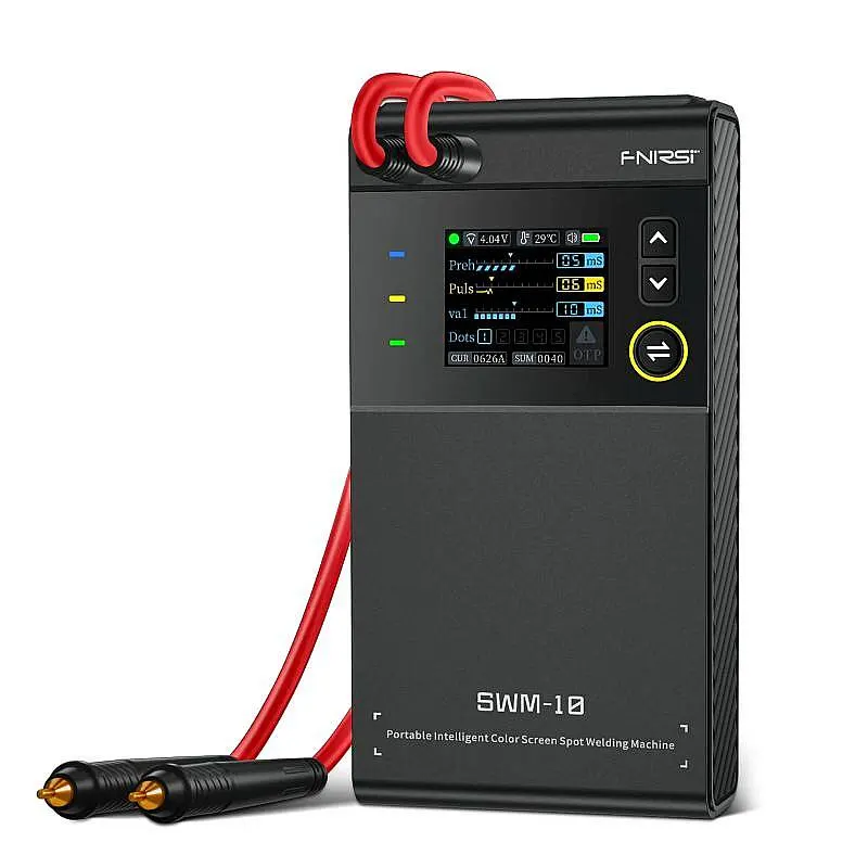 FNIRSI SWM-10 Taşınabilir Akıllı Renkli Ekran Nokta Pil Punta Makinesi