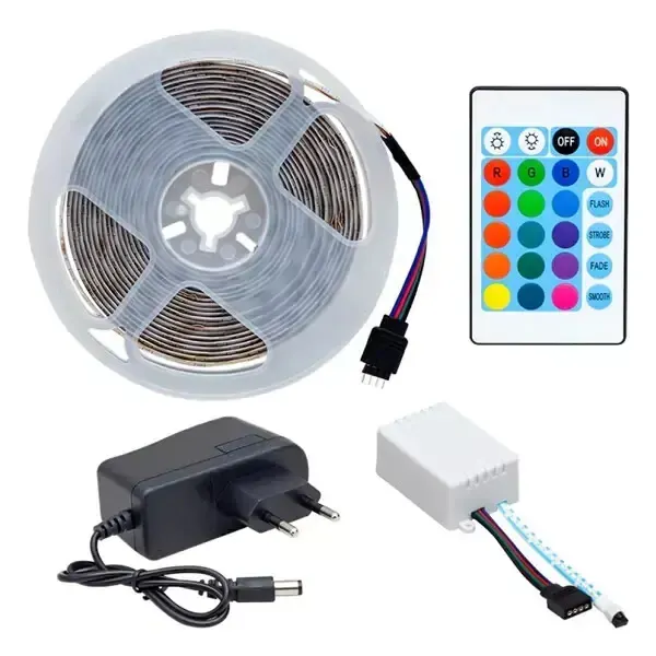 Tek Çipli RGB Şerit Led Seti