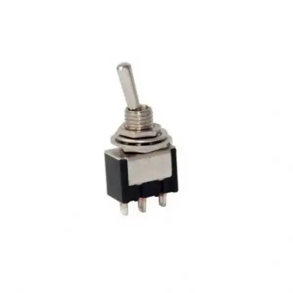 Toggle Switch ON-OFF Ø6mm MTS-102-Siyah