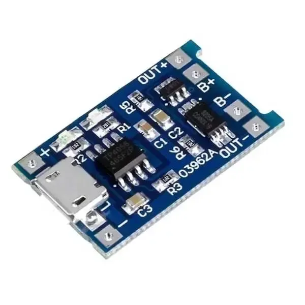 TP4056 Micro USB Korumalı Şarj Modülü