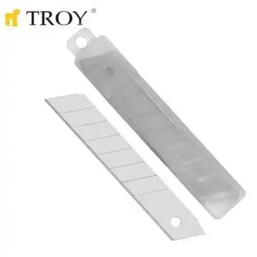 TROY 21609 Maket Bıçağı Yedek Bıçakları (100x18mm)-10 Adet